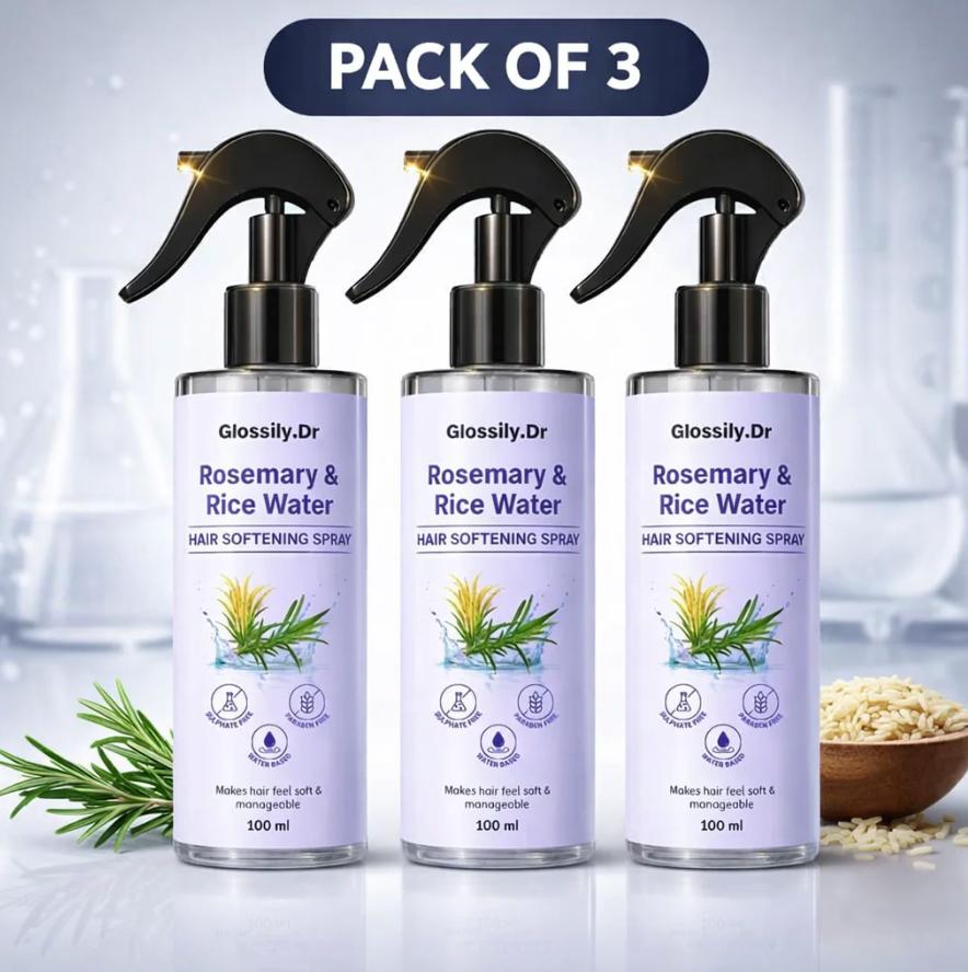 Rosemary & Rice Water 100 ml each Pack of 3