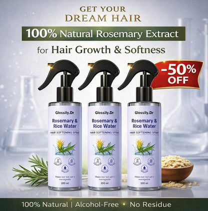 Rosemary & Rice Water 100 ml each Pack of 3