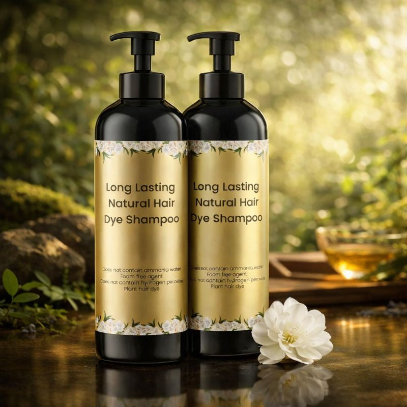 Long Lasting Natural Hair Dye Shampoo 100ML (Pack of 2)