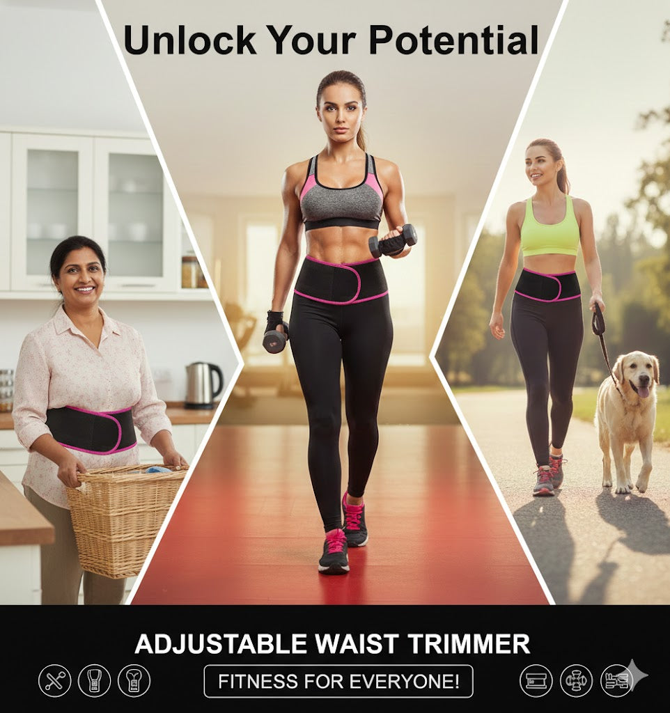 Adjustable Waist Trimmer Belt